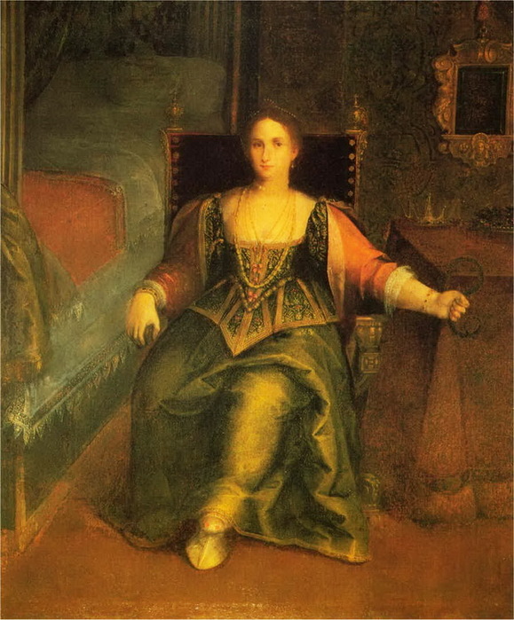 1550-1590- Portrait of a Woman as Cleopatra () , . 146.5  126 cm  ,  (579x700, 145Kb)