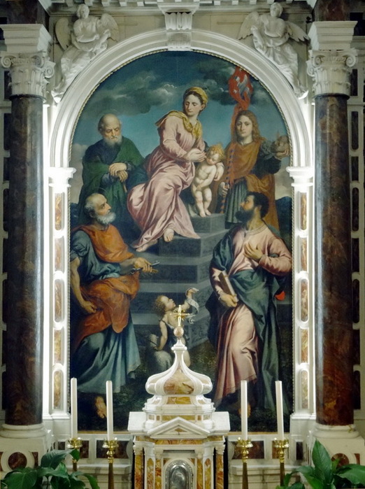 Sacra Conversazione. Chiesa di San Giovanni Battista, Biancade (522x700, 141Kb)