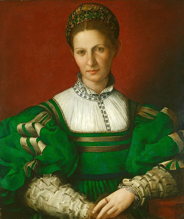 1530-1532 Portrait of a Women (Matteo Sofferoni's Daughter)  (), . 76.6  66.2 cm.  ,  (588x700, 149Kb)