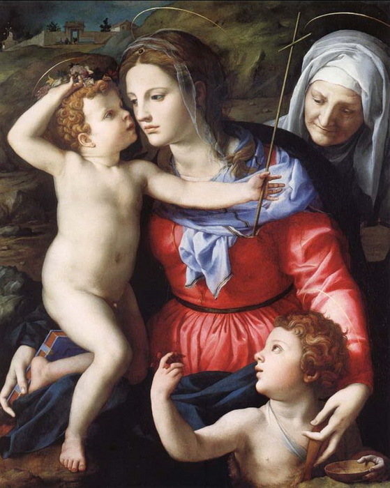 1540 madonna col bambino e santi, , . 101.6  81.3 cm. , ..jpg (559x700, 128Kb)