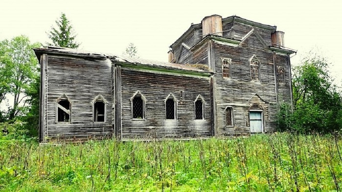 Жуковская. Никольская ц., 1869 г. на Ловзангском погосте (700x392, 147Kb)