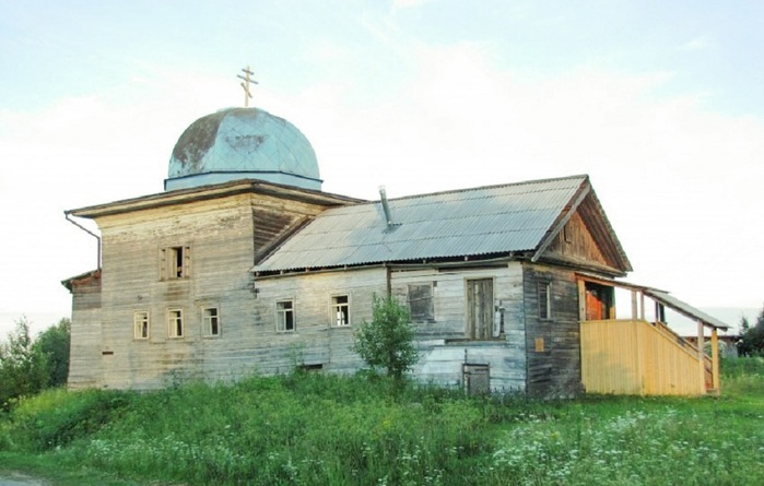 Пономарёвская. Преображенская ц., 1762 г. на Пономарёвском (Тавреньгском) погосте (700x445, 91Kb)