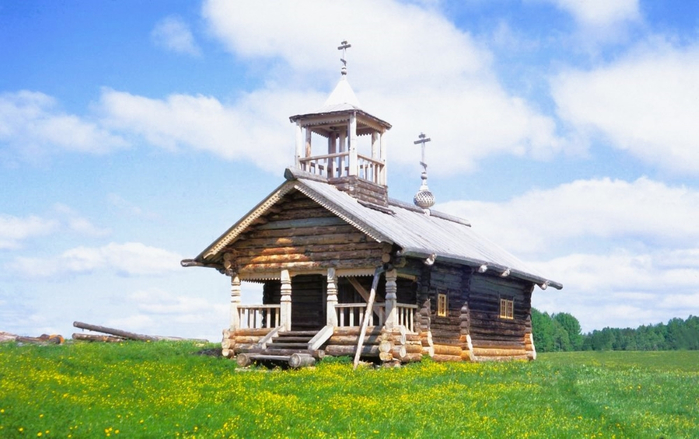 Федосова. Часовня Михаила Архангела, кон. XVIII - нач. ХIХ вв. (700x439, 312Kb)