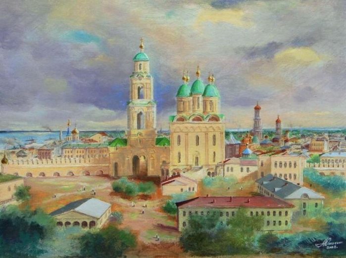 Старая Астрахань, Успенский Собор (700x522, 359Kb)