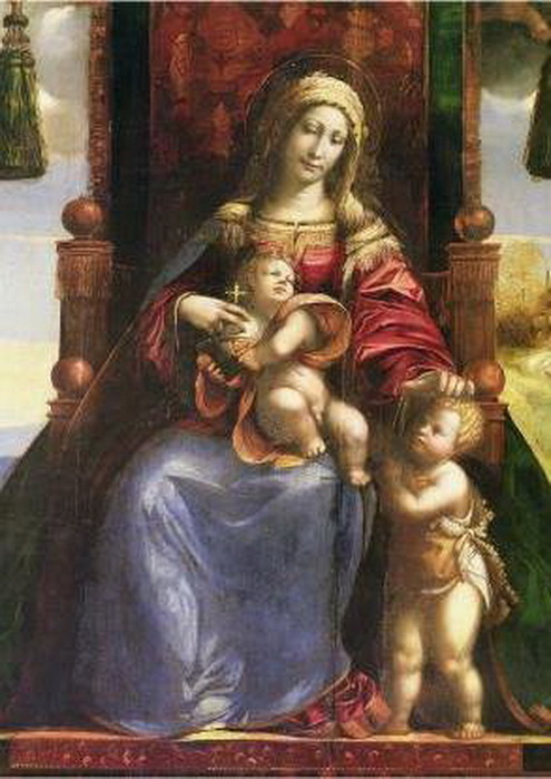 1514-1531 Virgin and Child with the infant St. John (.  ) (495x700, 103Kb)