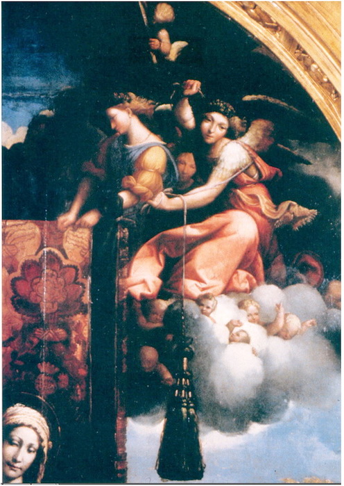 1514-1530 Madonna in trono con Agostino e santi in Ferrara (.  )  (496x700, 139Kb)