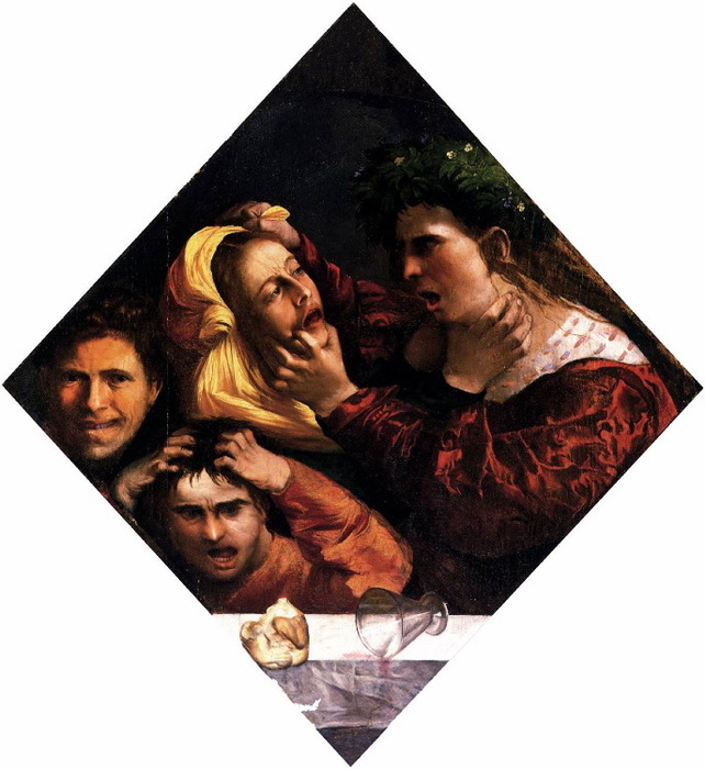 1515-1516 Anger or the Tussle, lozenge panel, 107x95 cm (Collezione Vittorio Cini, Venice) (642x700, 114Kb)