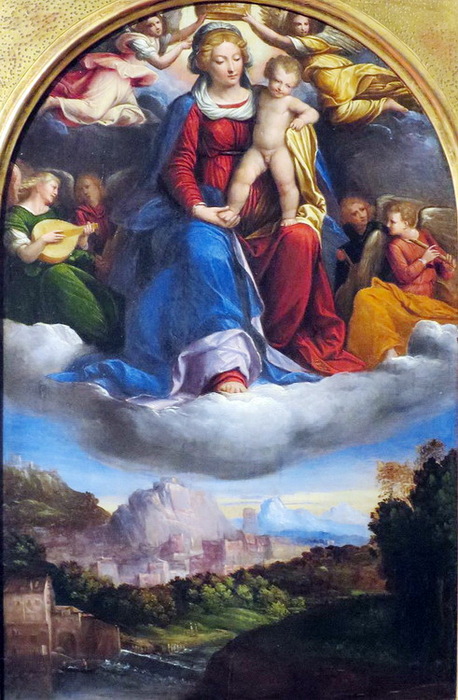 1535 Madonna and Child in Glory (458x700, 137Kb)