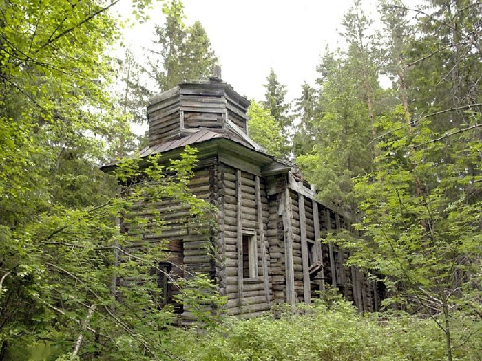 Сойдозеро (Гавриловская). Церковь Покрова Пресвятой Богородицы, 1876 г. (700x525, 472Kb)