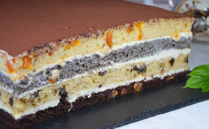 Ореховый торт Королевский Сметанник1 (677x420, 170Kb)