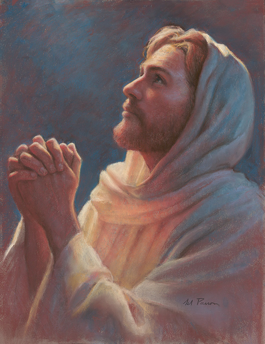 DP-Christ-Praying-В©-Del-Parson (538x700, 452Kb)