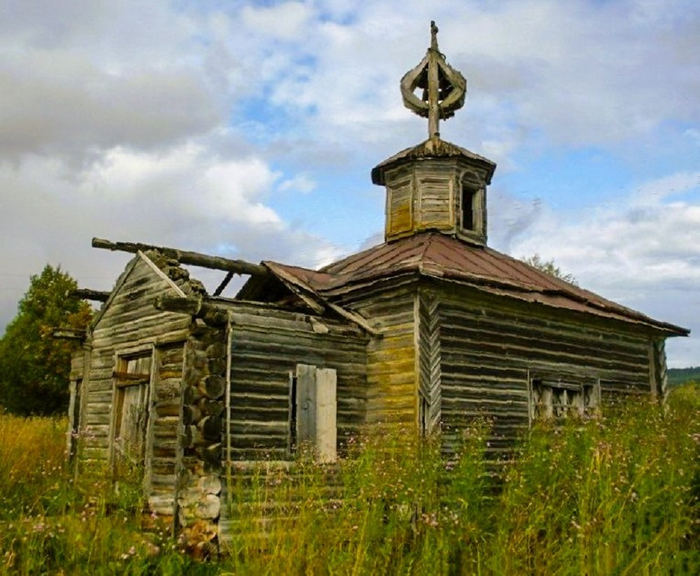 Костюнинская. Никольская часовня, 1853 г. (пер. в к. XIX- н. ХХ вв.) (700x576, 424Kb)