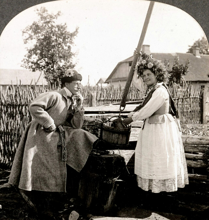  оссия Влюблённые у старого колодца,  оссия, 1870 (667x700, 445Kb)