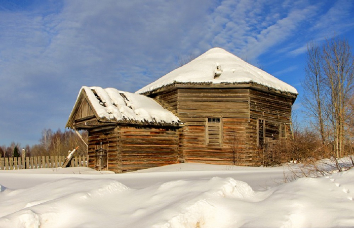 Залесье. Георгиевская часовня, 1862 г. (700x451, 316Kb)