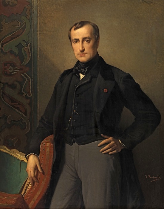 Jean François Portaels (1818-1895)The painter Paul Delaroche- Catherine La Rose (550x700, 77Kb)