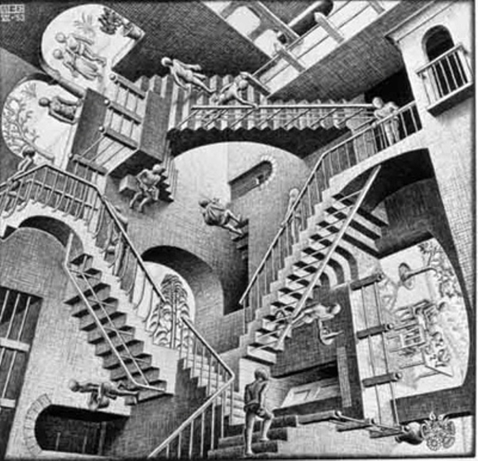 Escher's_Relativity (700x673, 288Kb)