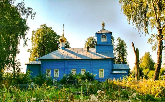 Дурасово. Старообрядческая ц. ?nbsp;ождества Богородицы, 1910 г. (700x436, 435Kb)