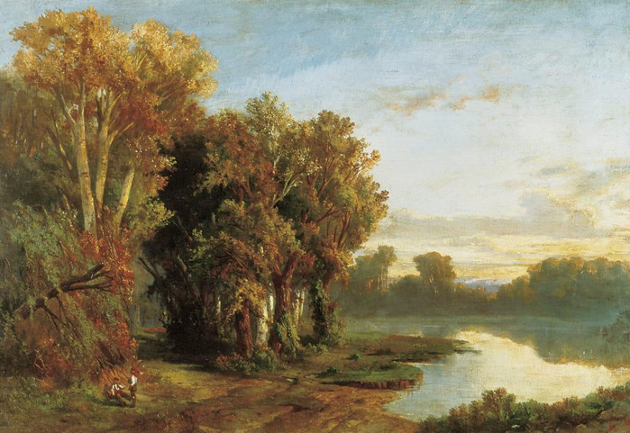 Luis_Rigalt_y_Farriols_-_Landscape_on_the_banks_of_a_river_Painting_by_Luis_Rigalt_(1814-1894)_Oil_on_can_-_(MeisterDrucke-1407502) (700x481, 384Kb)