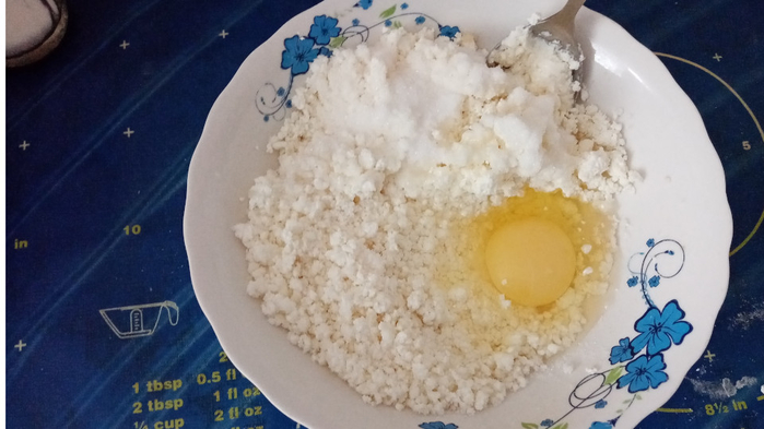 add an egg to the cottage cheese (700x393, 257Kb)