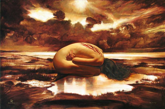 Kim Nelson - Australian Symbolist painter - Tutt'Art@ (25) (700x462, 365Kb)
