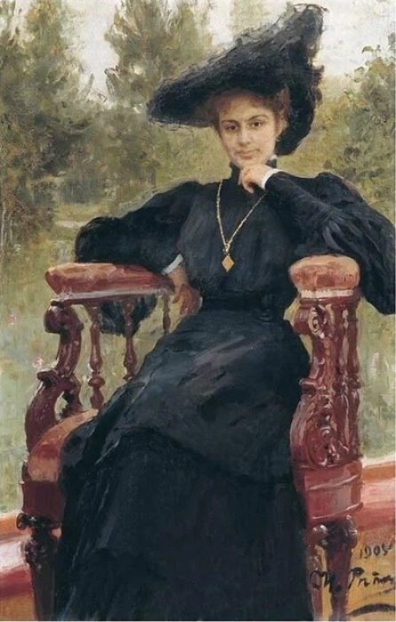 20. Портрет М.Ф.Андреевой. 1905г. Холст,масло. 134х75см. Минская худож. галерея. (445x700, 292Kb)