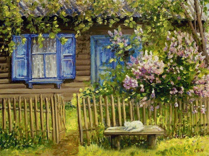 1632648495_20-pro-dachnikov-com-p-kartini-derevenskii-zabor-23 (700x525, 533Kb)