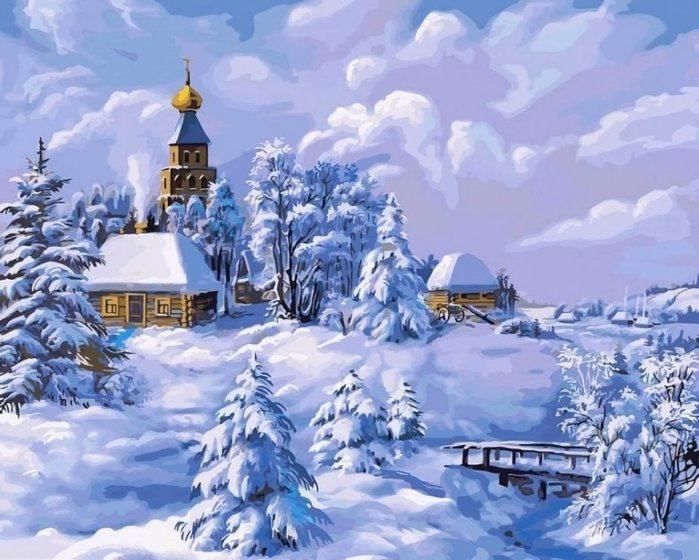 ЗИМА В ДЕРЕВНЕ (700x560, 86Kb)