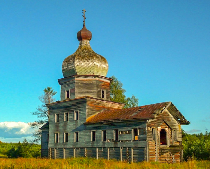 12 Гридинская. Никольская церковь, 1790 г. в с. Григорово (700x564, 457Kb)