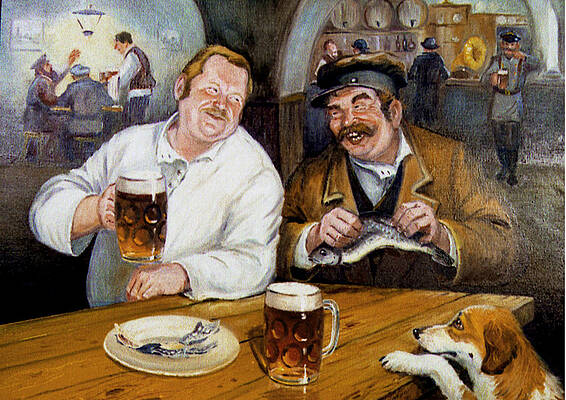 two-friends-and-a-dog-eduard-kont (566x400, 214Kb)