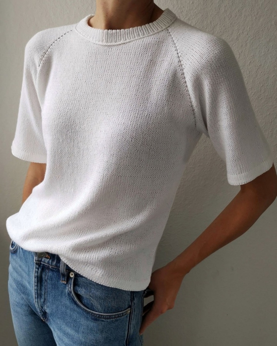 Вязание спицами. Футболка «FREESTYLE Shirt» от Susanne Müller.