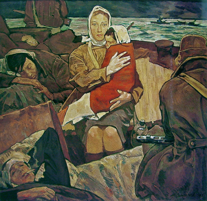 РњР°СЂР°С‚ РЎРђРњРЎРћРќРћР’. Р”РѕСЂРѕРіРё РІРѕР№РЅС‹. 1973Рі. РҐРѕР»СЃС‚, РјР°СЃР»Рѕ. 72 Г— 120. В© Р¦РњР’РЎ (700x680, 683Kb)