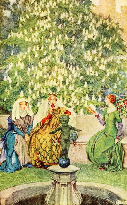 1911 17 Enid, Guinevere, and Vivien (2) (434x700, 172Kb)