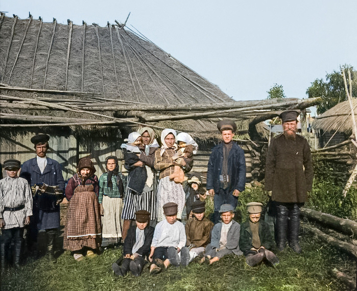  оссия Вятская губерния, Глазовский уезд, деревня Сытени, 1913 год (700x570, 471Kb)