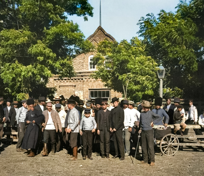  оссия Казаки и иногородние. Станица Брюховецкая, 1909 год (700x606, 584Kb)