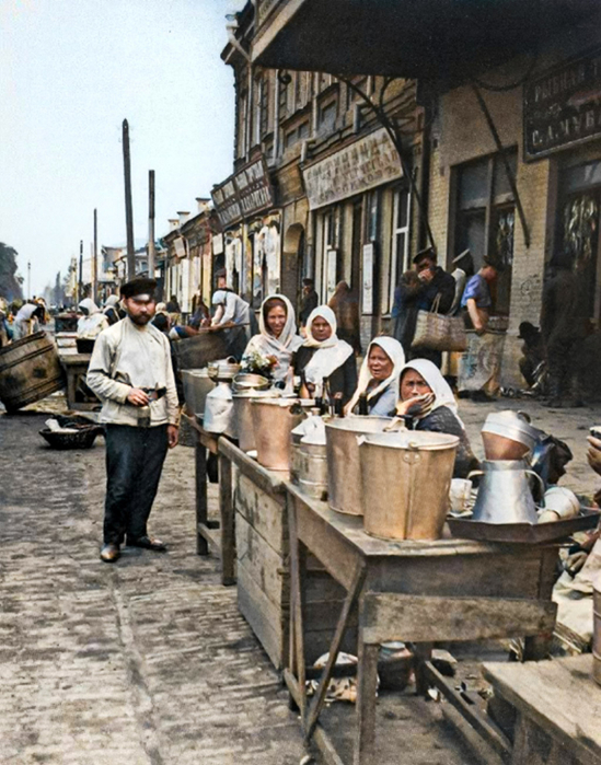  оссия Новый базар. Екатеринодар, 1909 год (549x700, 425Kb)