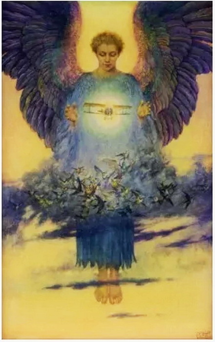 The Guardian Angel Poster (11.7 x 16.5) Ashmolean Museum, Oxford, . 1910   .. ,   (440x700, 83Kb)