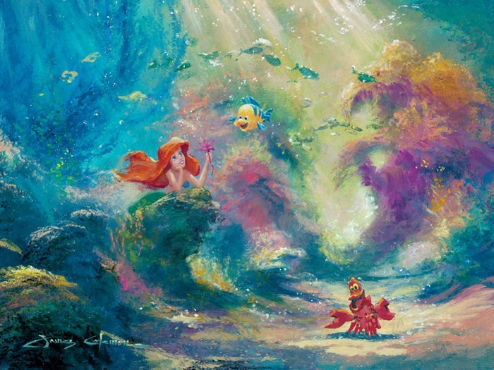 Walt Disney Fine Art - James Coleman 1949  - American Impressionist  painter - Tutt'Art@ - (47) (700x525, 475Kb)