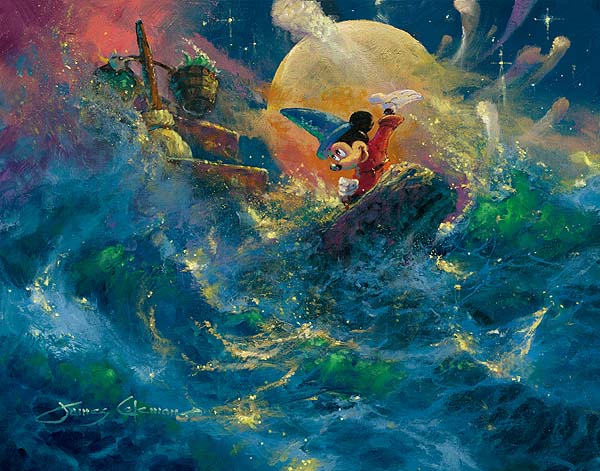 Walt Disney Fine Art - James Coleman 1949  - American Impressionist  painter - Tutt'Art@ - (17) (600x471, 322Kb)
