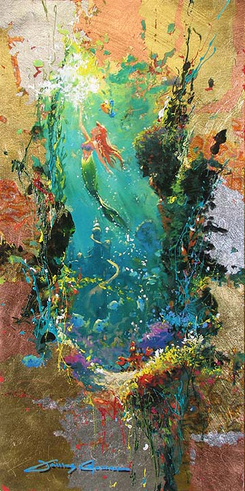 Walt Disney Fine Art - James Coleman 1949  - American Impressionist  painter - Tutt'Art@ - (22) (350x700, 393Kb)