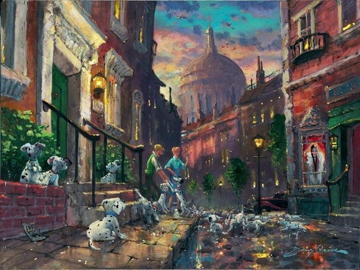 Walt Disney Fine Art - James Coleman 1949  - American Impressionist  painter - Tutt'Art@ - (24) (700x525, 366Kb)