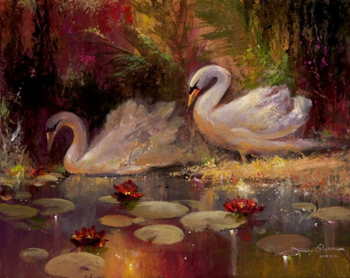 Walt Disney Fine Art - James Coleman 1949  - American Impressionist  painter - Tutt'Art@ - (33) (700x557, 327Kb)