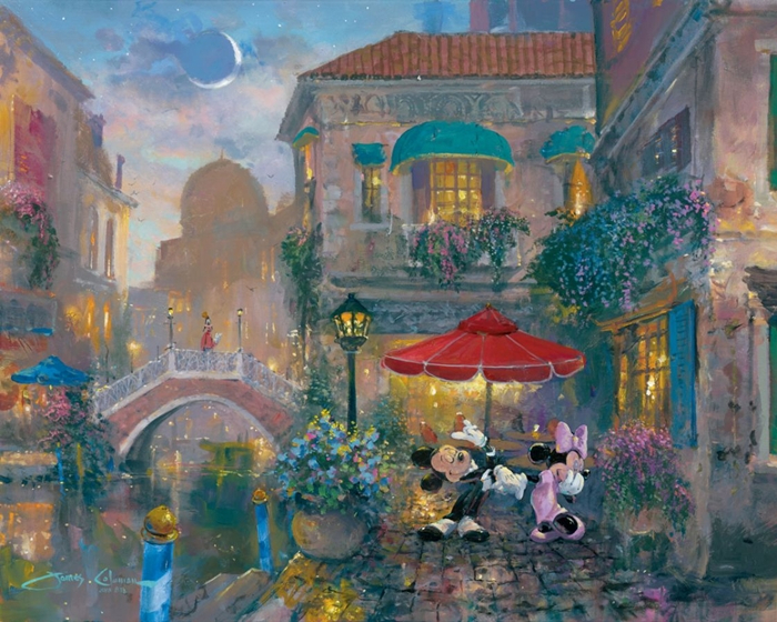 Walt Disney Fine Art - James Coleman 1949  - American Impressionist  painter - Tutt'Art@ - (39) (700x560, 465Kb)