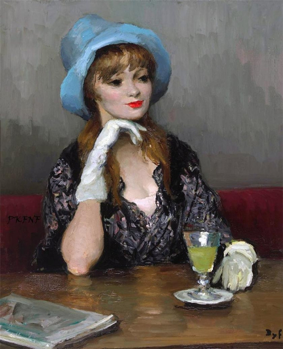 Marcel Dyf 1899-1985 - French  Impressionist Painter - Lady Claudine - Tutt'Art@ (20) (569x700, 349Kb)
