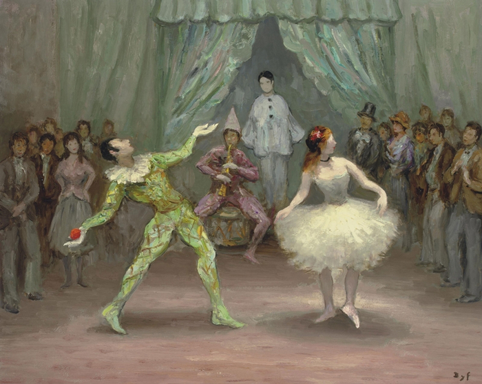 Marcel Dyf 1899-1985 - French  Impressionist Painter - Lady Claudine - Tutt'Art@ (10) (700x558, 391Kb)