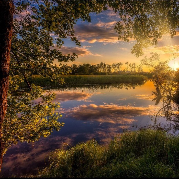 вечерннее небо (700x698, 171Kb)