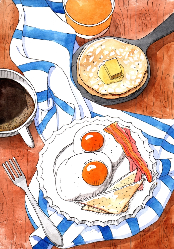 Участки застроены приготовленный завтрак иллюстрированные. Завтрак рисунок. Завтрак для срисовки. Рисование полезный завтрак. Рисунок на тему мой любимый завтрак.