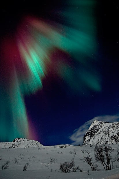 Северное сияние в орле фото