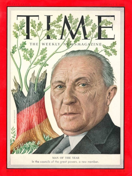 1953: Конрад Аденауэр.