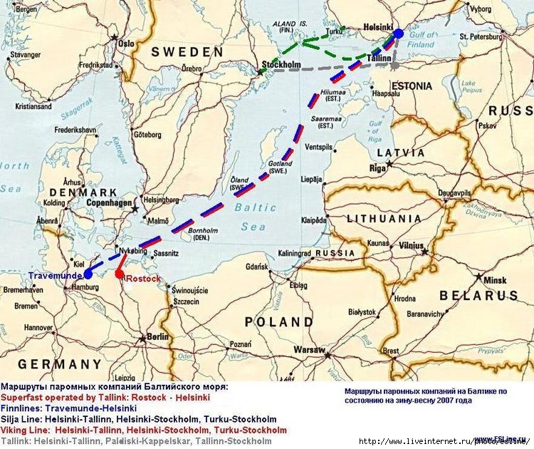 Питер балтийское море карта