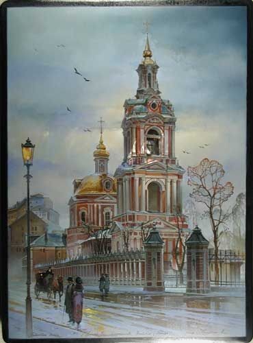 Церковь Великомученника Никиты в старой Басманной слободе. г. Москва|шкатулка